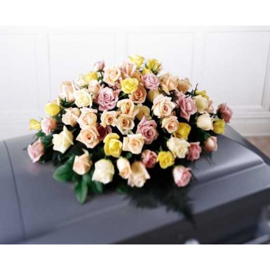 The Peaceful Tribute Casket Spray